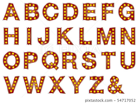 marquee alphabet