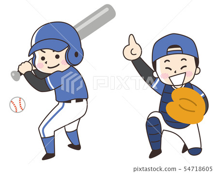 男棒球運動員 54718605