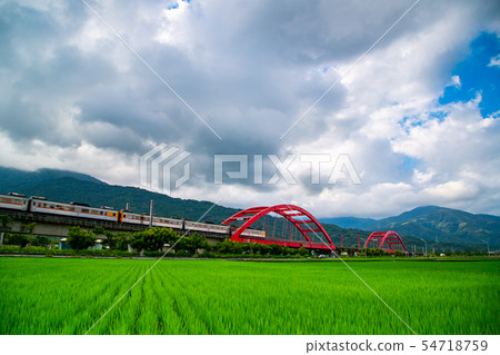 Taiwan Hualien Yuli Train Scenery Asia Taiwan Hualien scenery 54718759