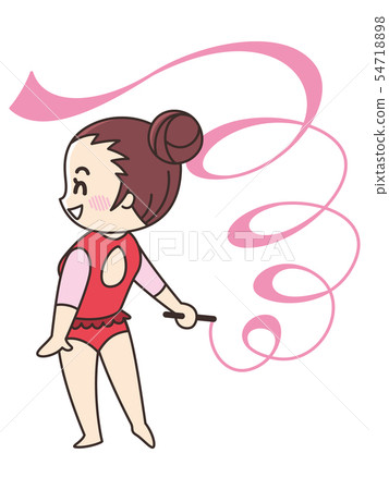 A women's gymnast rider 54718898