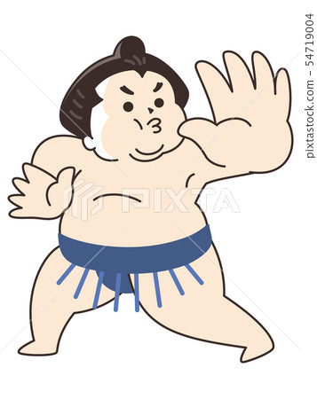 相撲摔跤手 54719004
