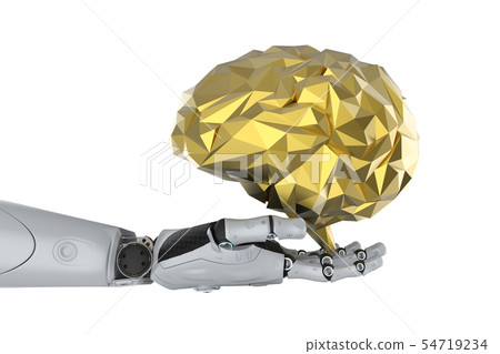 Ai with brain concept Ai with brain concept 54719234