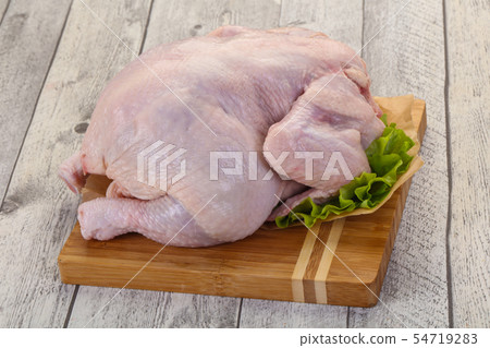 Raw chicken ready for cooking Raw chicken ready for cooking 54719283