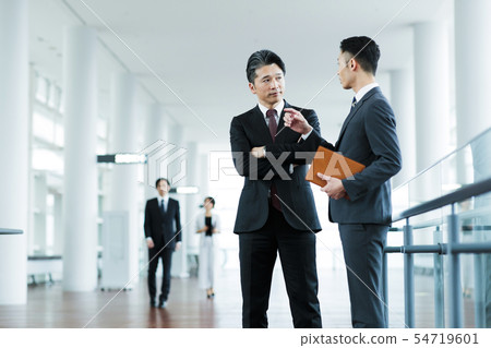 Business office business man team carrier Business office business man team carrier 54719601