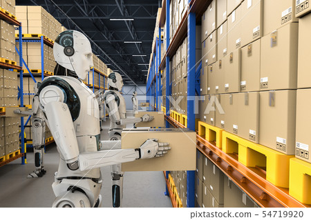 Automation warehouse concept 54719920