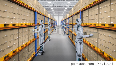 Automation warehouse concept 54719921