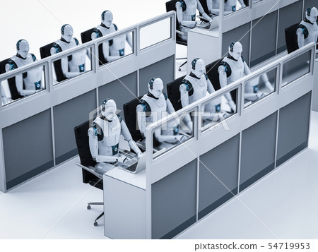 Automation worker concept 54719953