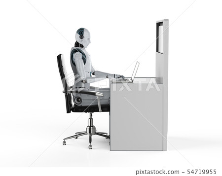 Automation worker concept 54719955