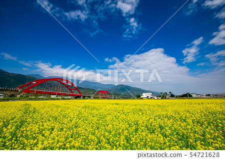 臺灣花蓮玉里火車風光Asia Taiwan Hualien scenery 54721628