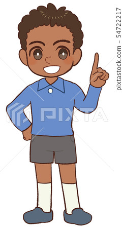 Child whole body pointing Child whole body pointing 54722217