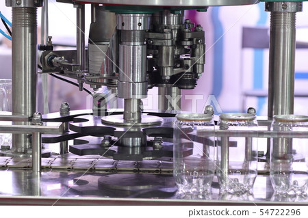 Aluminum lid packing machine for plastic can 54722296