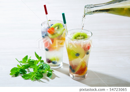 水果蘋果醋蘇打水 54723065