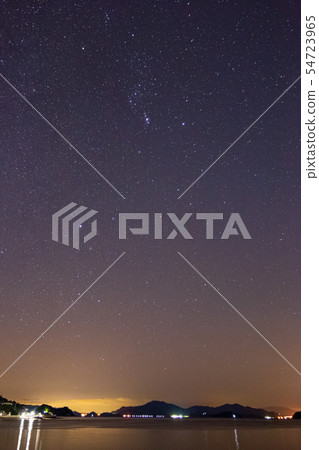 Orion of the Setouchi starscape Fishing port Orion of the Setouchi starscape Fishing port 54723965