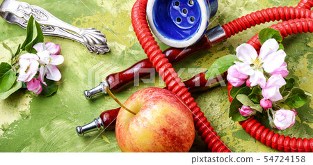 Arabian shisha with apple tobacco Arabian shisha with apple tobacco 54724158