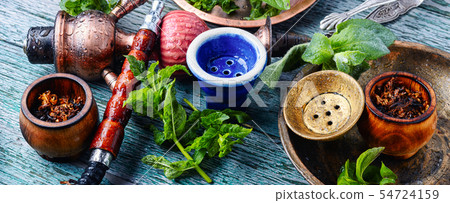 East hookah with spearmint East hookah with spearmint 54724159