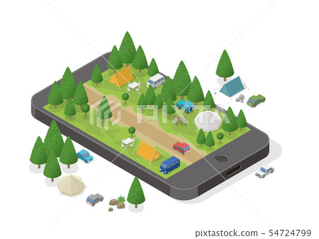 Isometric drawing 54724799