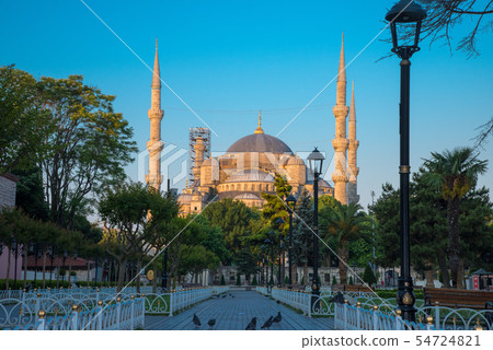 Early morning blue mosque Early morning blue mosque 54724821