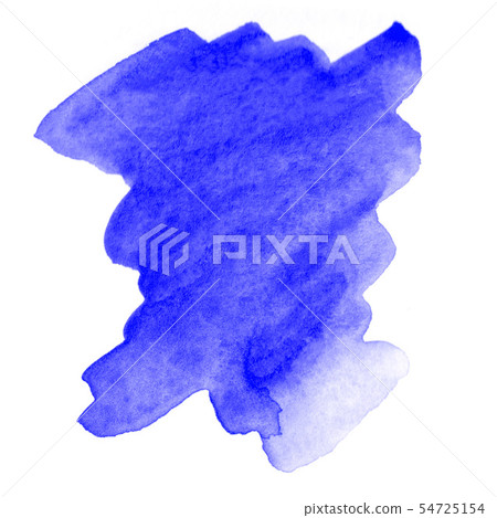 Watercolor brush stroke. Bright color. Gradient. 54725154