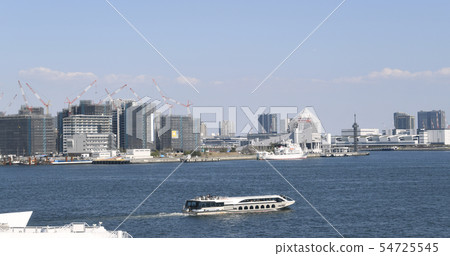 Tokyo cityscape in Japan I want to see the athletes village etc under construction Tokyo cityscape in Japan I want to see the athletes village etc under construction 54725545