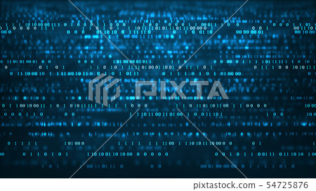 Abstract Technology Binary code. - Stock Illustration [54725876] - PIXTA