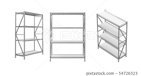 Empty warehouse rack Empty warehouse rack 54726323