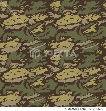 Camouflage pattern. Seamless. Military background. Camouflage pattern. Seamless. Military background. 54726672