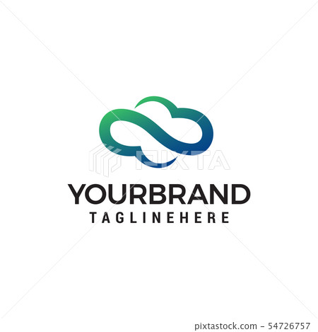 Cloud Computing Icon or Logo Design 54726757