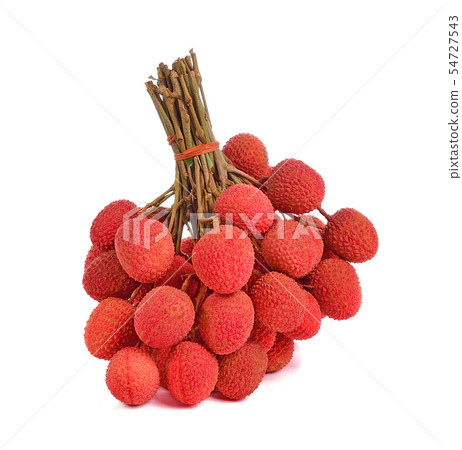 lychee on white background lychee on white background 54727543