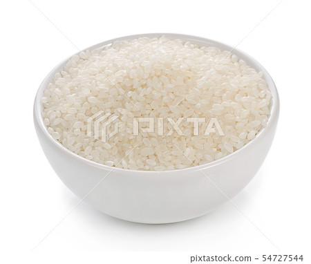 rice in a bowl isolated on white background rice in a bowl isolated on white background 54727544