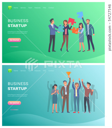 Solution to Problem and Business Startup Vector Solution to Problem and Business Startup Vector 54727546