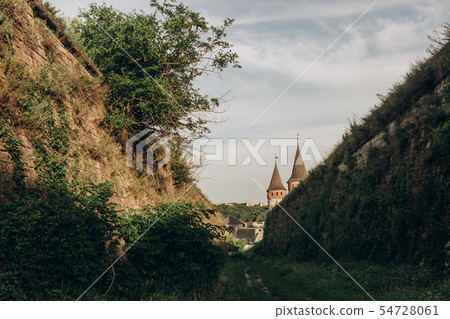 old historical fortress stone fortification Middle 54728061
