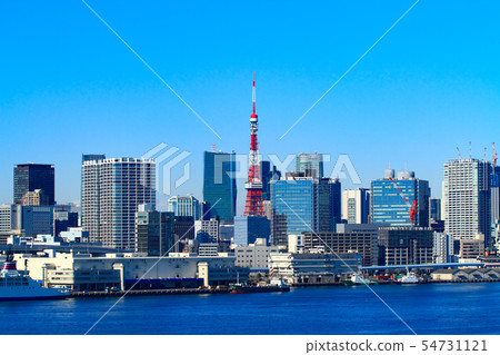 A scene around Tokyo Tower, Tokyo A scene around Tokyo Tower, Tokyo 54731121
