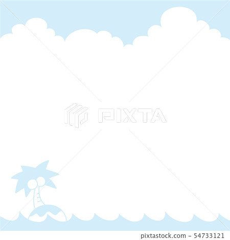 Sea creature icon set [Handwriting style] 54733121