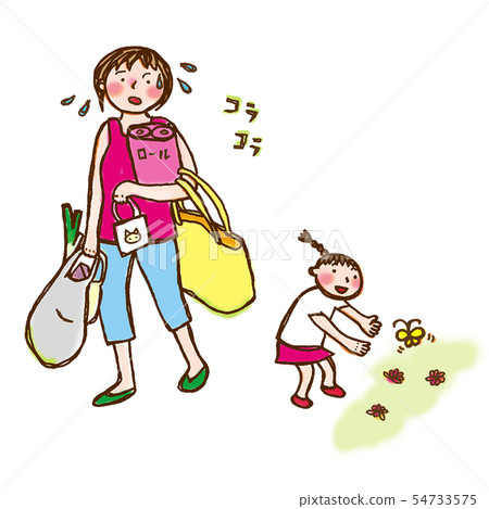 購物育兒人行道做家務父母非常 54733575