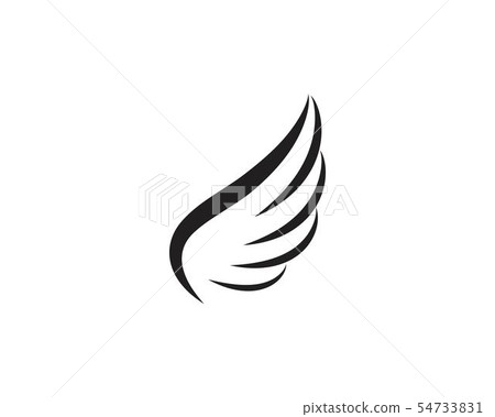 Bird wing Dove icon Template 54733831