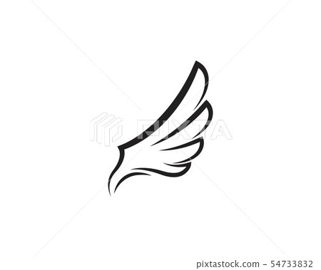 wing Falcon Logo Template vector wing Falcon Logo Template vector 54733832