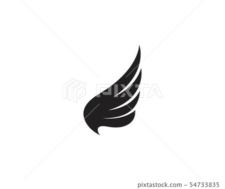 Bird wing Dove icon Template Bird wing Dove icon Template 54733835