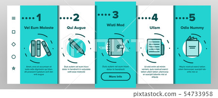 Literacy Linear Vector Onboarding 54733958