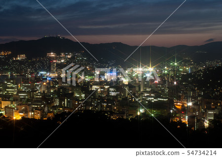 Night view of Nagasaki 54734214