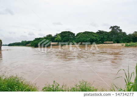 Kok河在清萊，泰國泰國 54734277