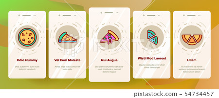 Pizza Triangle Slices Vector Onboarding Pizza Triangle Slices Vector Onboarding 54734457