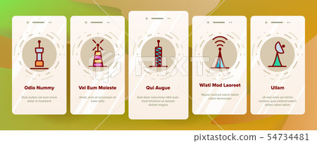 Radio Towers And Masts Vector Onboarding Radio Towers And Masts Vector Onboarding 54734481
