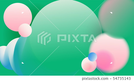 Trendy vibrant colors and gradient background 54735143