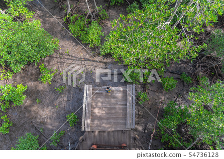 top view lady sitting on balcony 54736128
