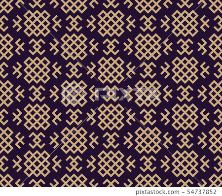 Vector seamless pattern. Modern stylish texture. 54737852