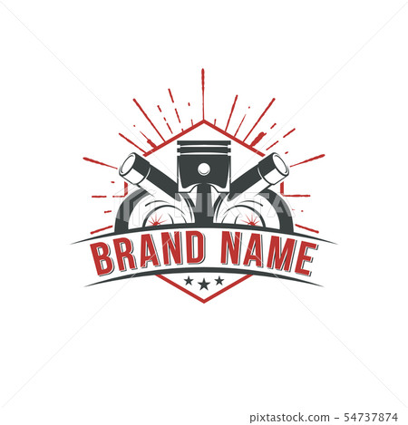 Automotive performance badges logo with 54737874