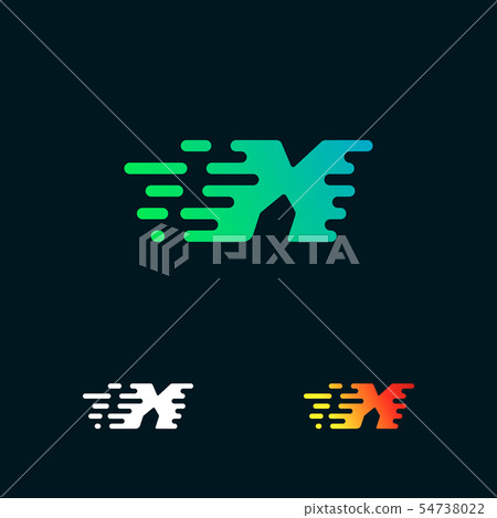 letter X modern speed shapes logo design vector letter X modern speed shapes logo design vector 54738022