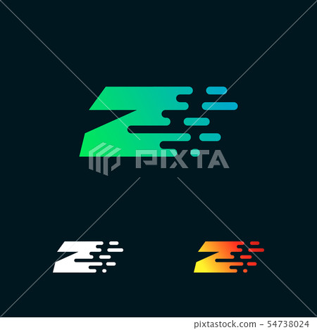 letter Z modern speed shapes logo design vector - Stock Illustration ...