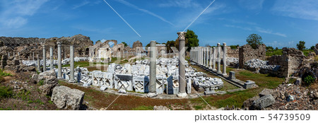 Old ruins of the city of Side Turkey Old ruins of the city of Side Turkey 54739509