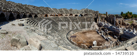 Old ruins of the city of Side Turkey Old ruins of the city of Side Turkey 54739510